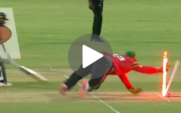 [Watch] Azam Khan Shuts His Critics With A Diving Effort In CPL 2024